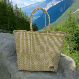 Lucy Extra Large Geometric tote Bag